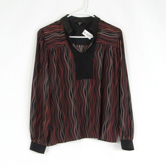 Black RAOUL blouse 4 - Picture 1 of 4
